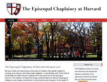Tablet Screenshot of harvardepiscopalians.org
